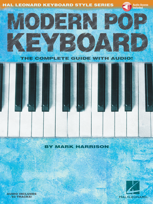 Book cover for Modern Pop Keyboard – The Complete Guide with Audio