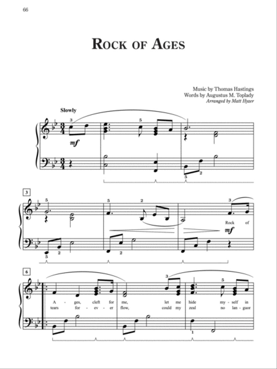 Pure & Simple Gospel Easy Piano scores gallery preview page 4