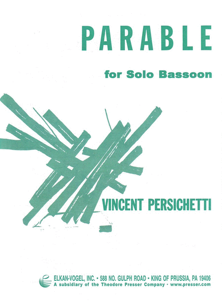 Parable For Solo Bassoon