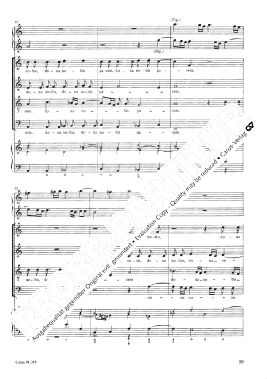 Non sine quare 4-Part scores gallery preview page 62