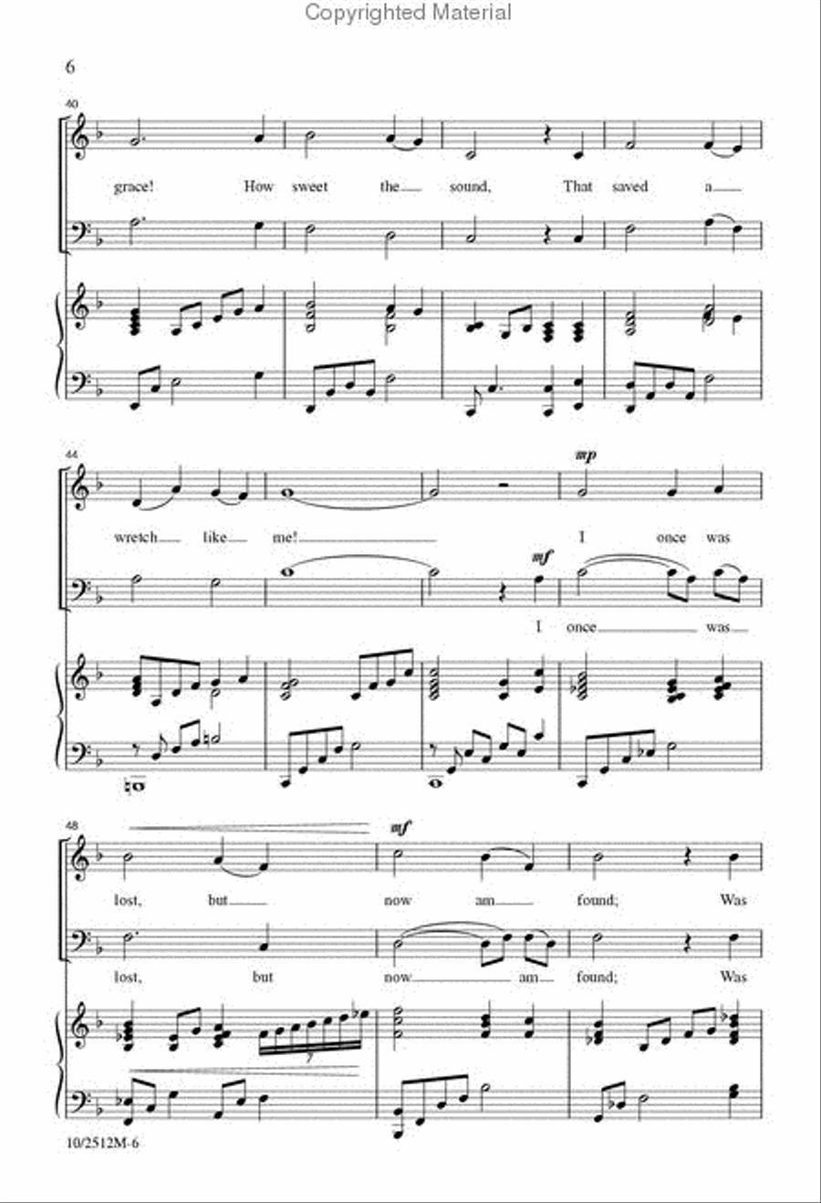 Amazing Love, How Can It Be? Divisi scores gallery preview page 6