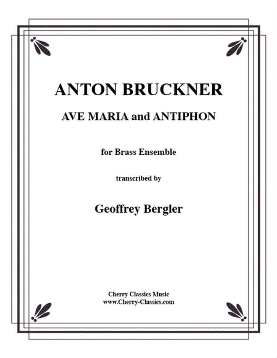 Ave Maria & Antiphon Ave Maria & Antiphon Brass Ensemble scores gallery preview page 1