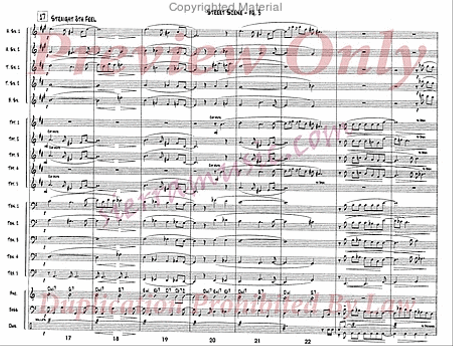 Street Scene Street Scene Jazz Ensemble scores gallery preview page 4