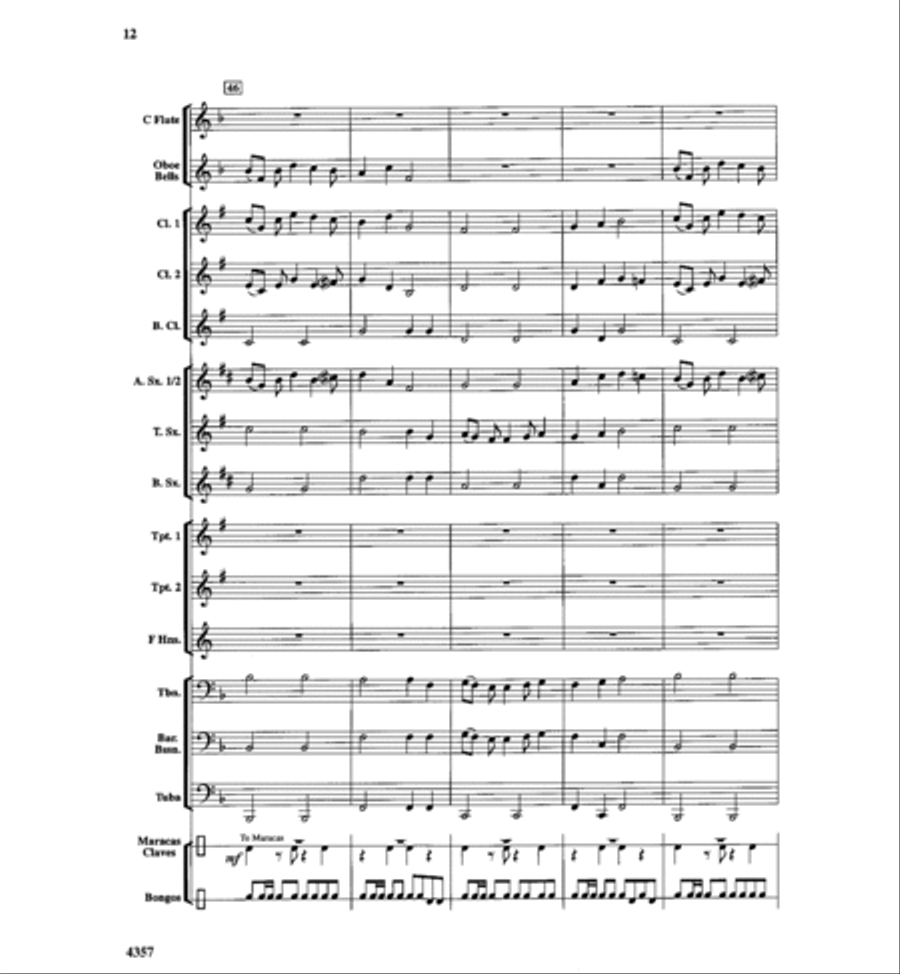 Calypso Bay Concert Band scores gallery preview page 11