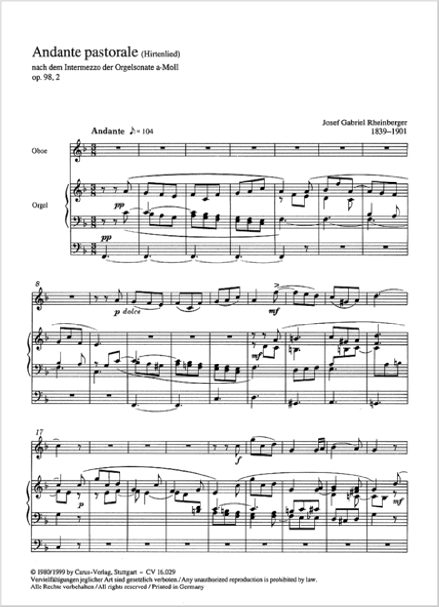 Ad te levavi; Universi Score scores gallery preview page 16