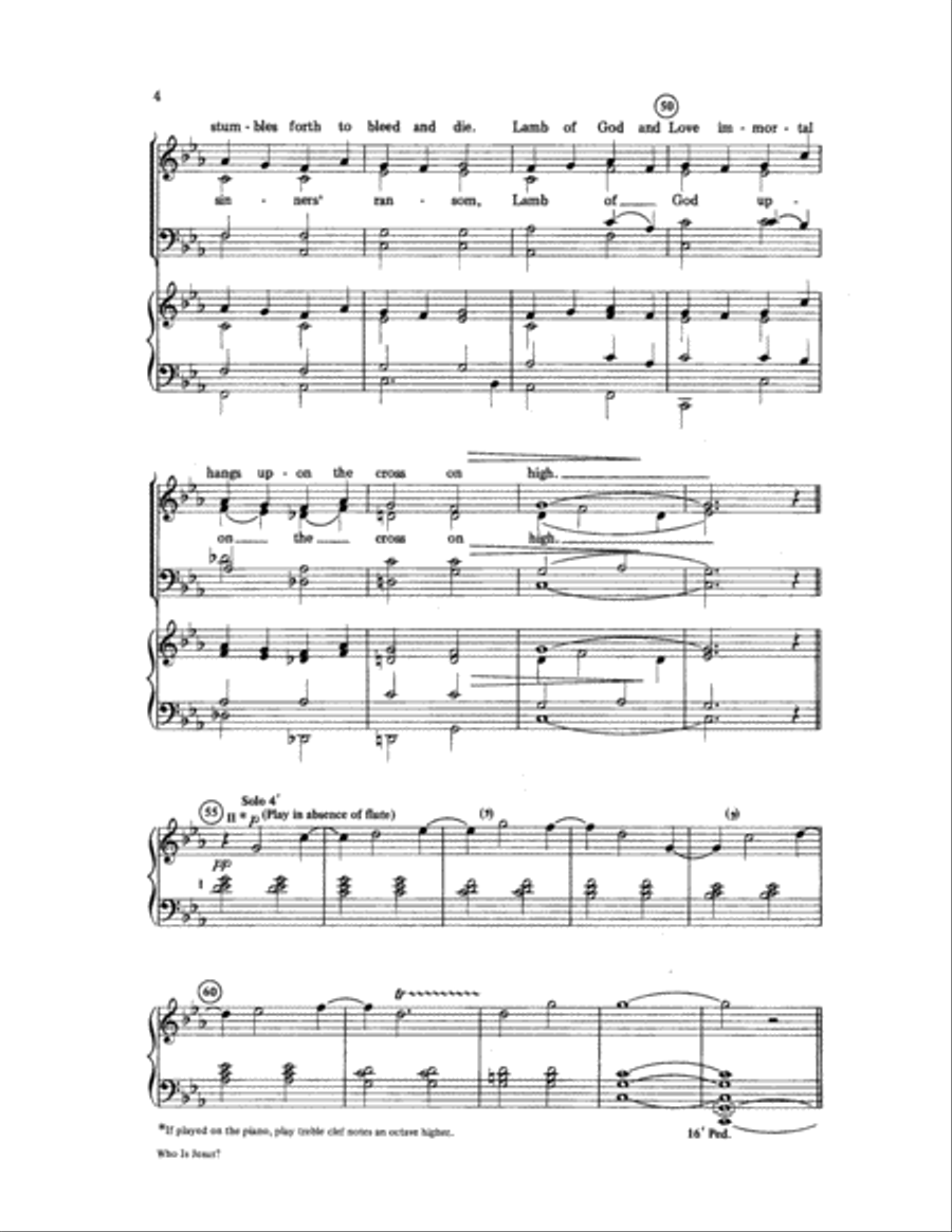 Who Is Jesus? Who Is Jesus? 4-Part scores gallery preview page 4