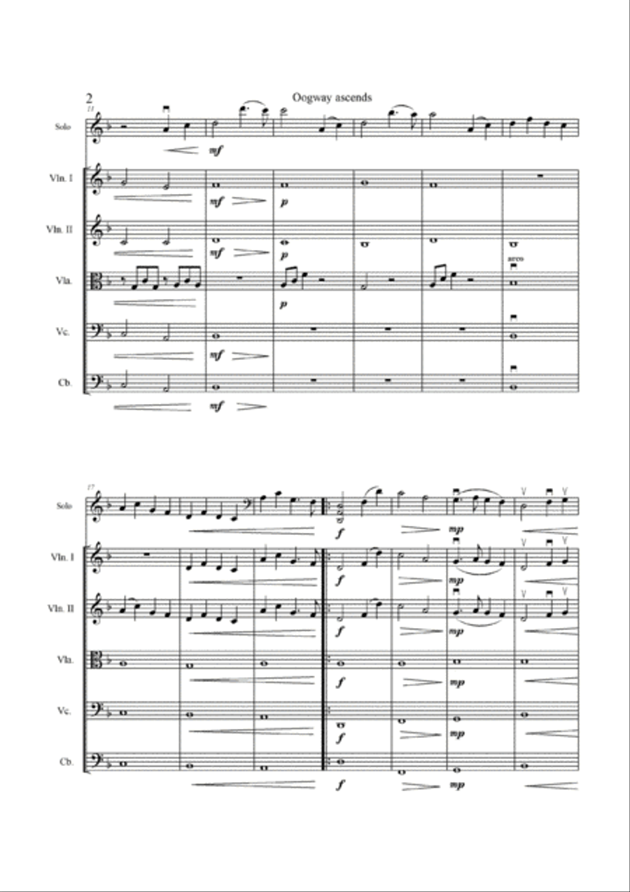 Oogway Ascends String Orchestra scores gallery preview page 2