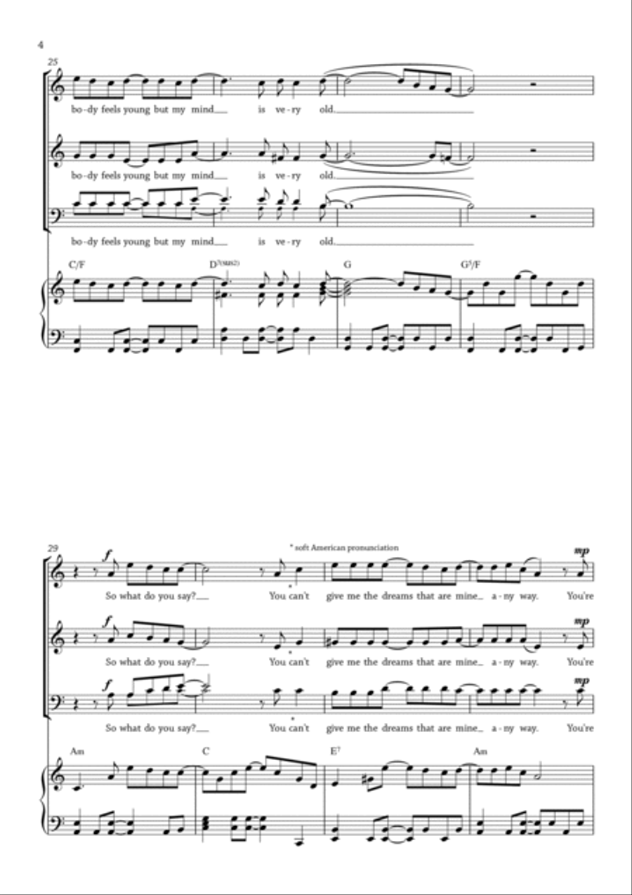 Half The World Away Half The World Away 3-Part scores gallery preview page 4