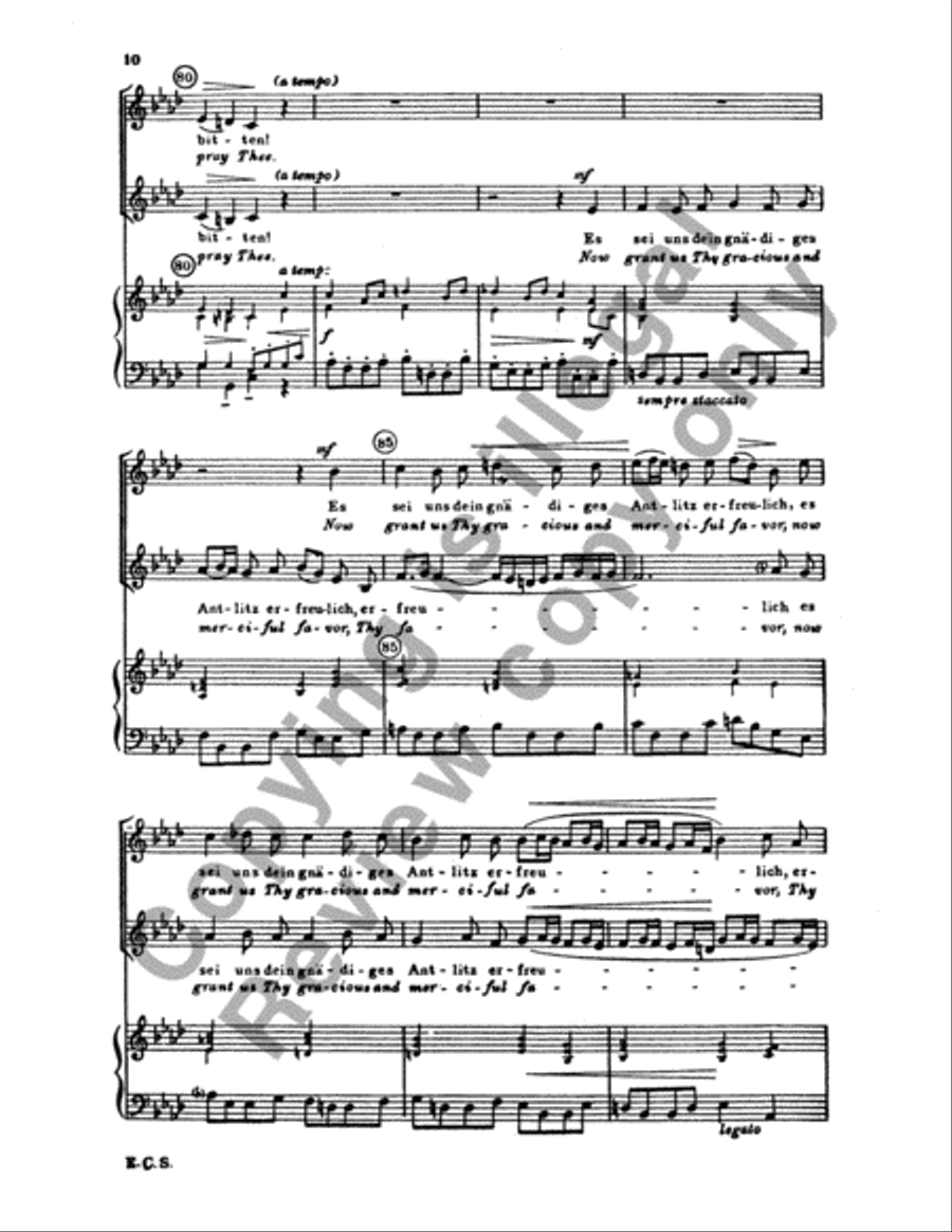 Wir eilen mit schwachen, doch emsigen Schritten (We hasten with eager) SA scores gallery preview page 20