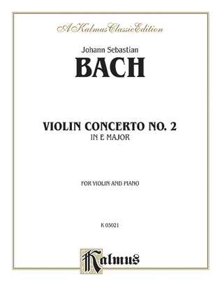 Book cover for Violin Concerto No. 2 in E Major