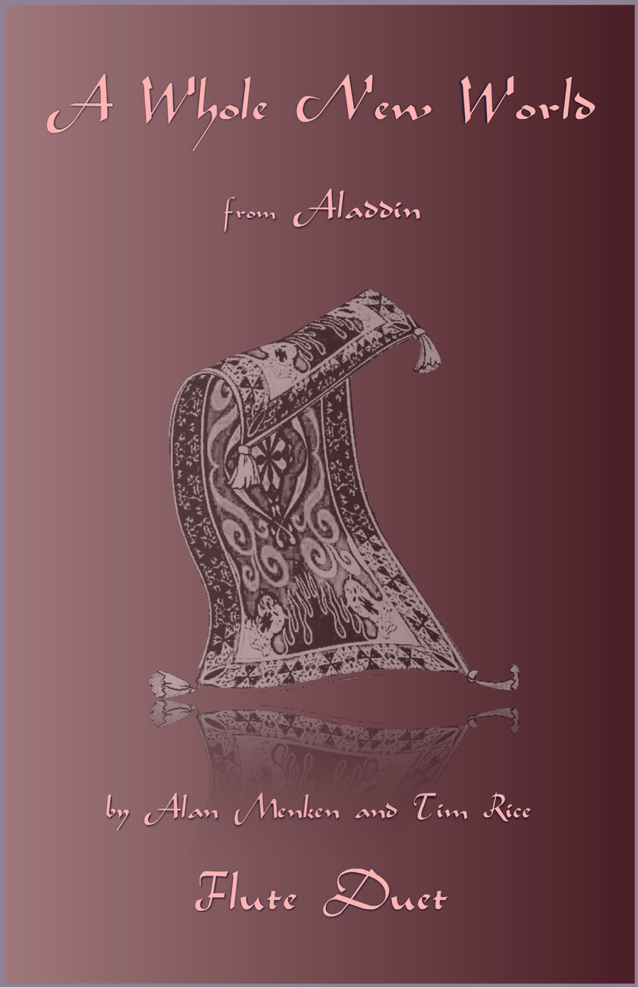 A Whole New World (from 'Aladdin') Flute Duet scores gallery preview page 1