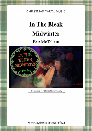 In The Bleak Midwinter - Christmas Carol - beginner & 27 String Harp | McTelenn Harp Center