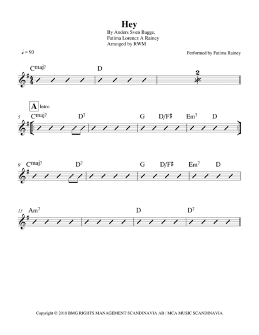 Hey Piano scores gallery preview page 2