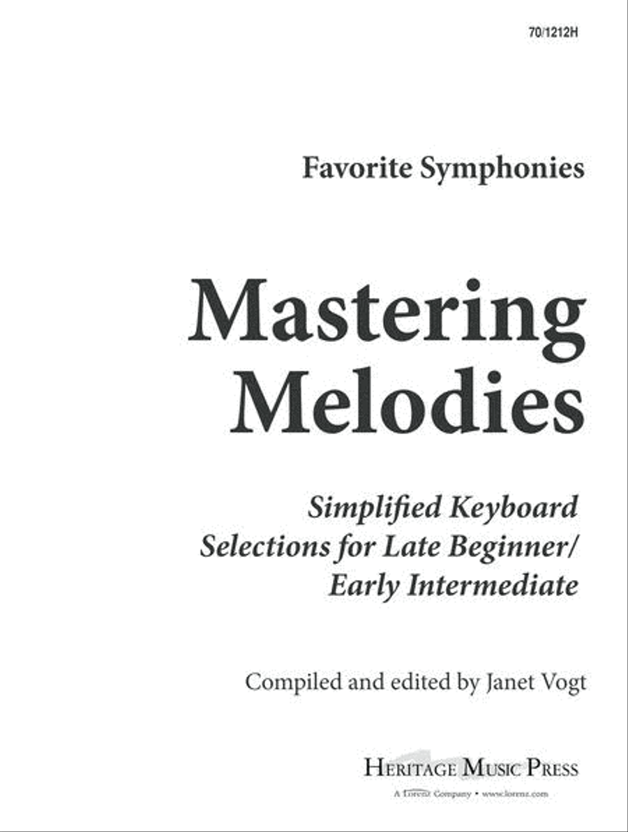 Mastering Melodies: Favorite Symphonies Piano Solo scores gallery preview page 1