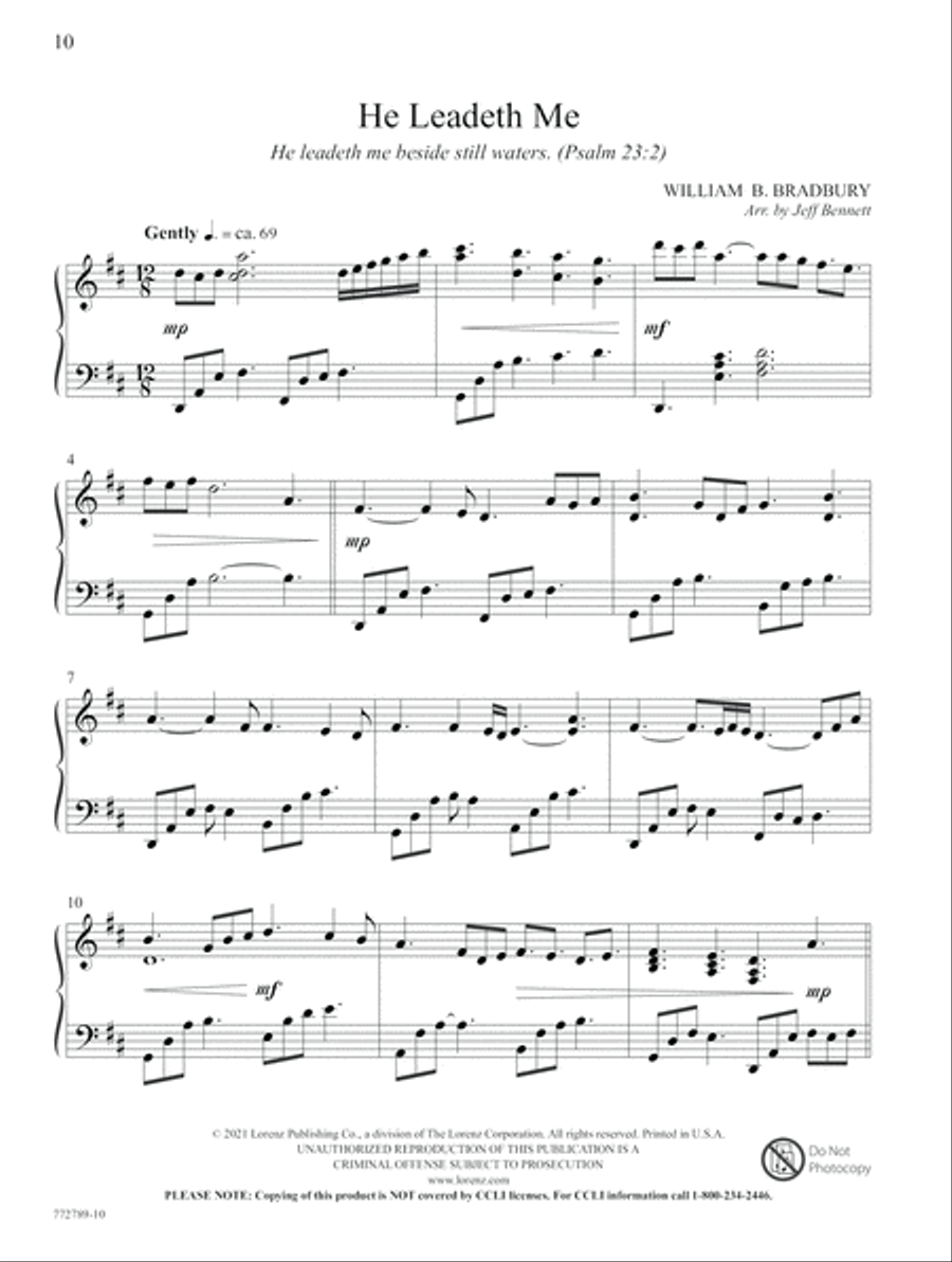 Playing the Psalms Playing the Psalms Piano Solo scores gallery preview page 6
