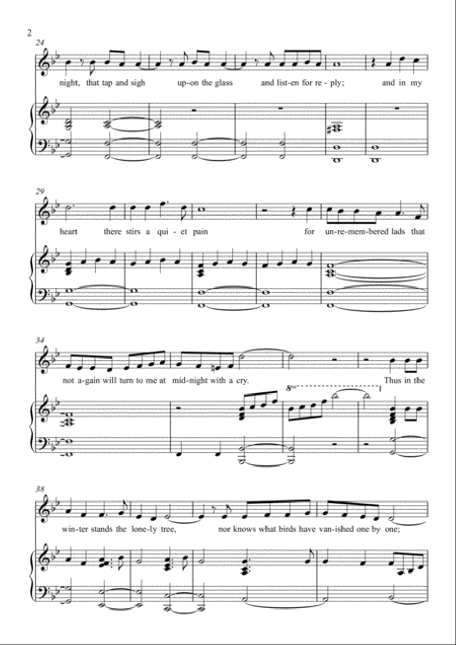 What Lips My Lips Have Kissed Voice scores gallery preview page 2