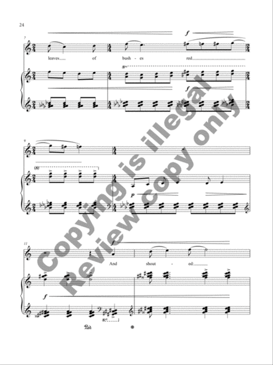 Dreams in War Time Mezzo-Soprano Voice scores gallery preview page 11