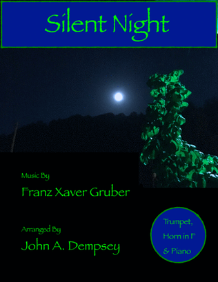 Book cover for Silent Night (Trio for Trumpet, Horn in F and Piano)