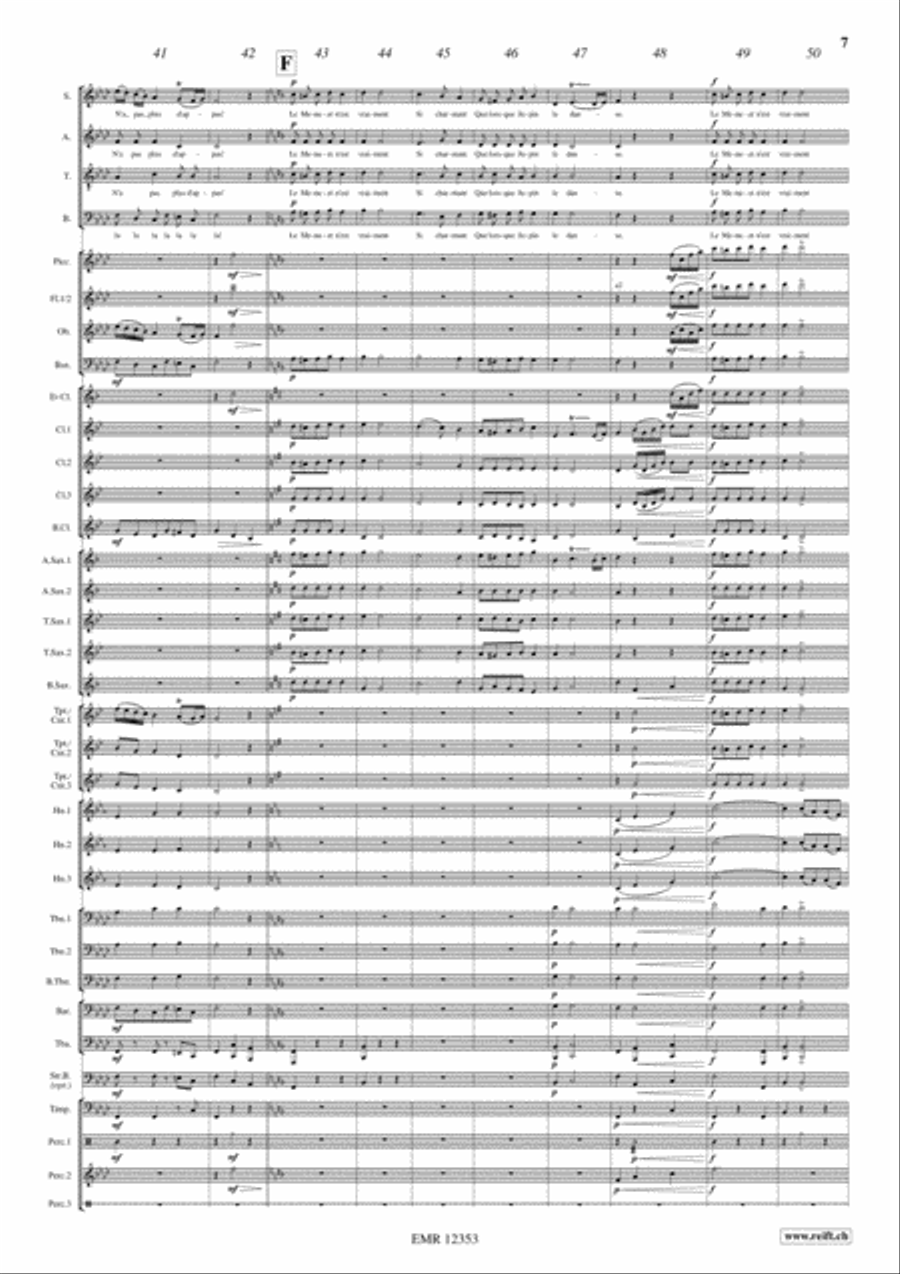Orphee Aux Enfers 4-Part scores gallery preview page 7
