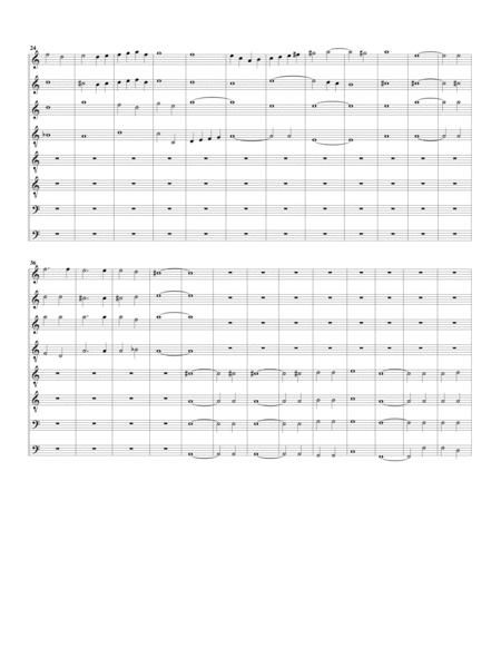 Canzon no.1 a8 (arrangement for 8 recorders)