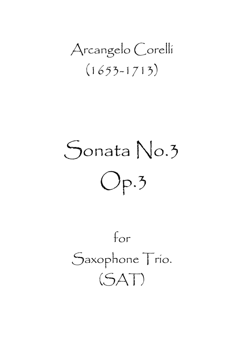 Sonata No.3 Op.3 image number null