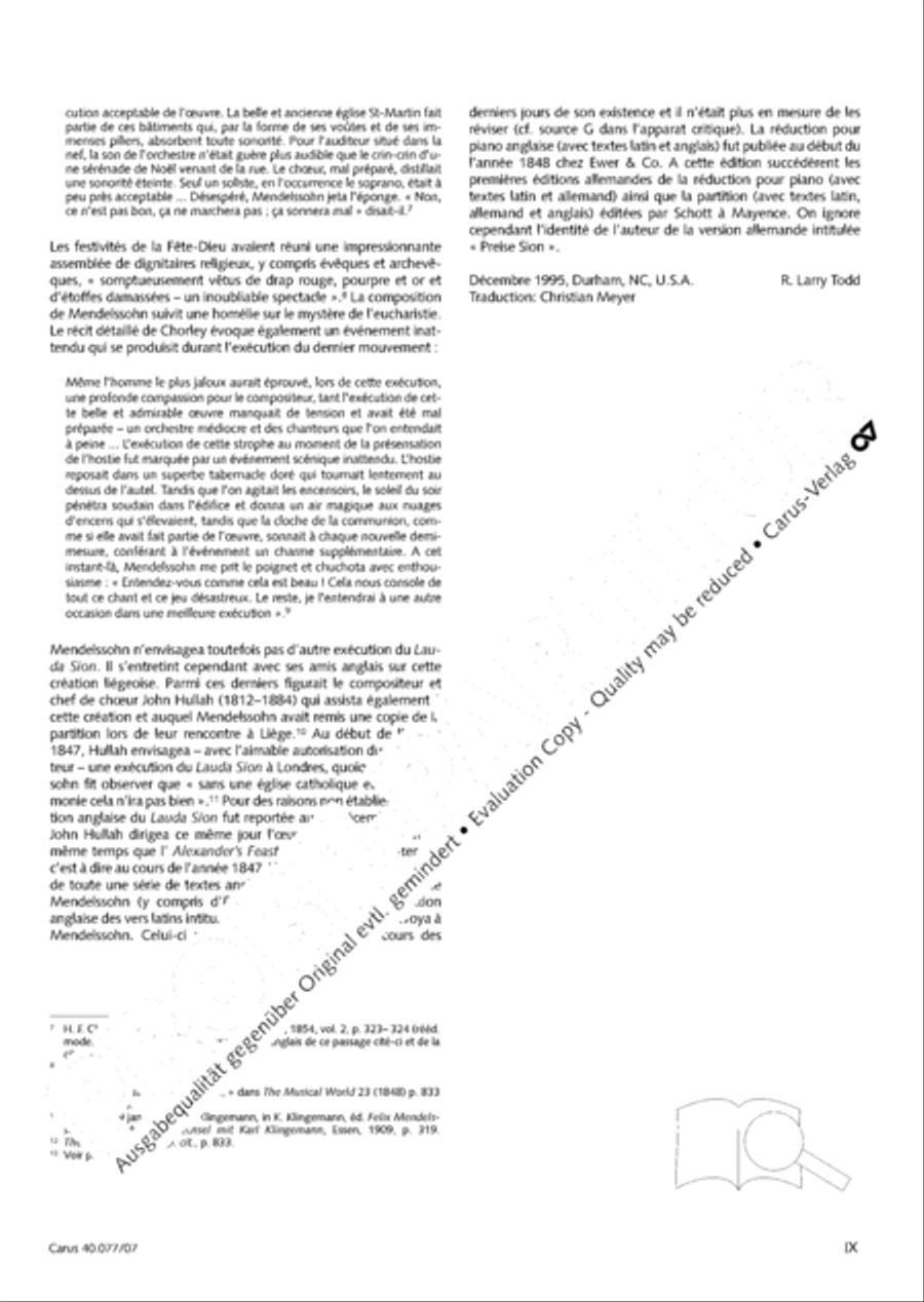 Lauda Sion 4-Part scores gallery preview page 10