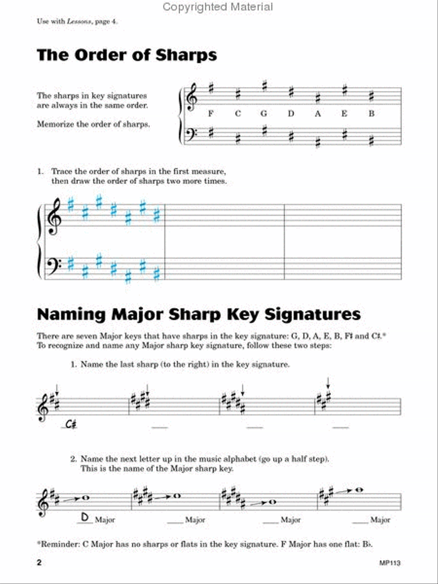 Piano Town, Theory - Level 3 Piano Method scores gallery preview page 3