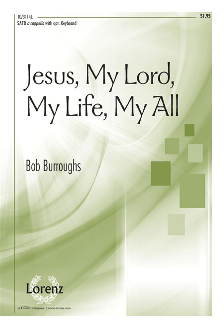 Jesus, My Lord, My Life, My All 4-Part scores gallery preview page 1