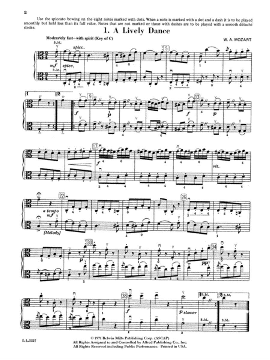 Beautiful Music for Two String Instruments, Book 4 Chamber Orchestra scores gallery preview page 3