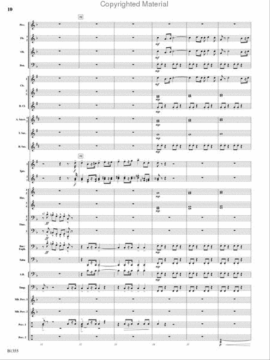 With Ever Joyful Hearts Concert Band scores gallery preview page 8