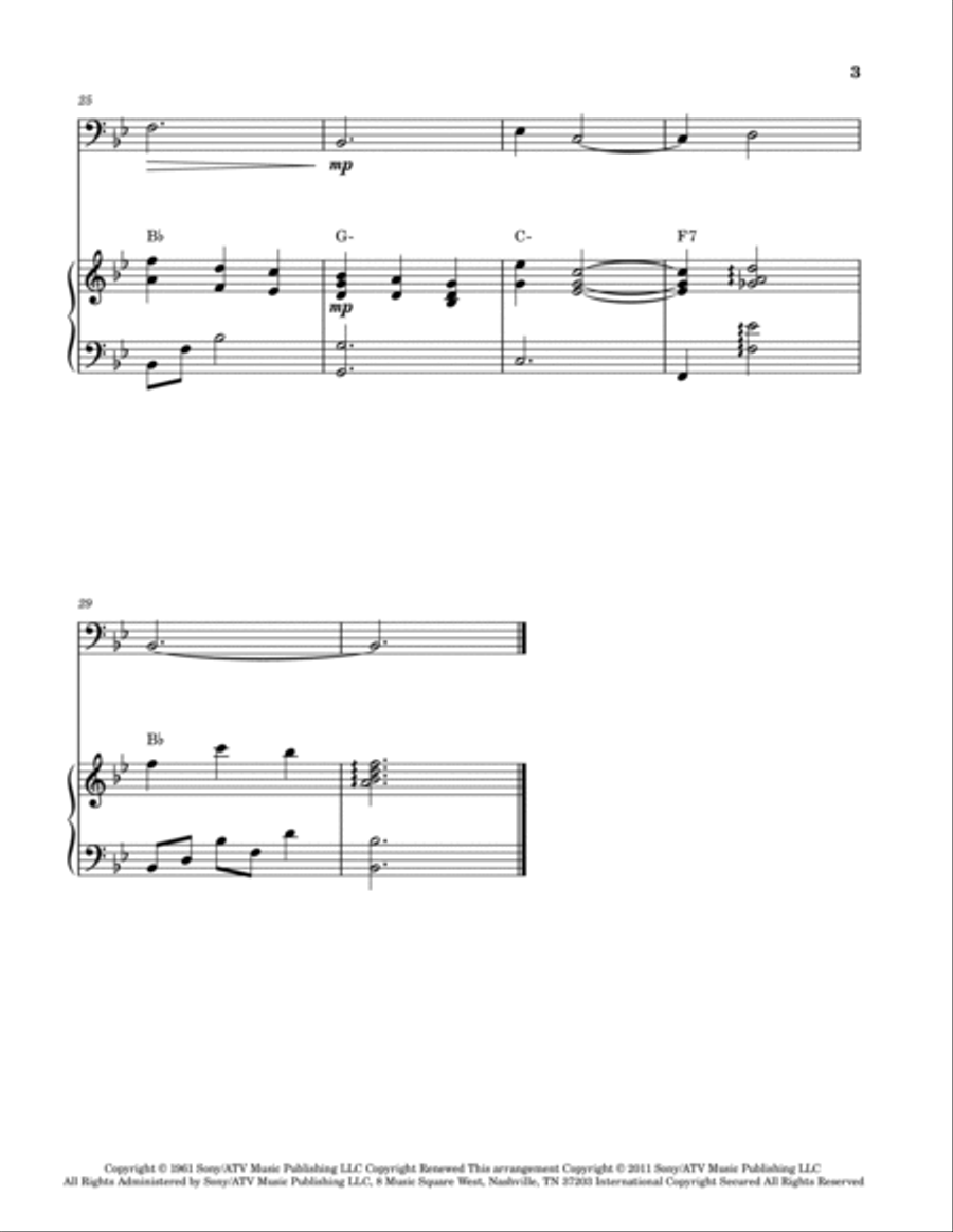 Moon River Piano scores gallery preview page 3