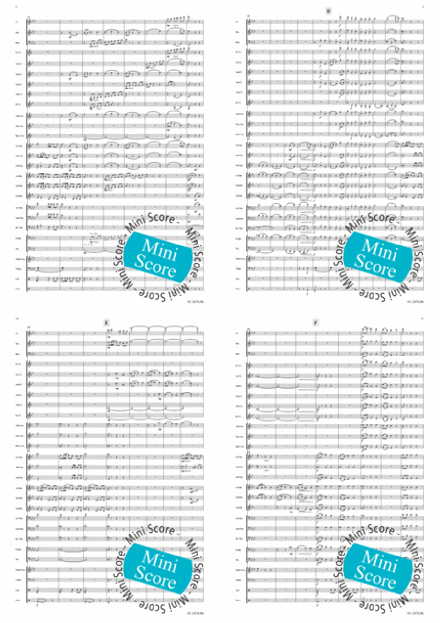 Slava Concert Band scores gallery preview page 4