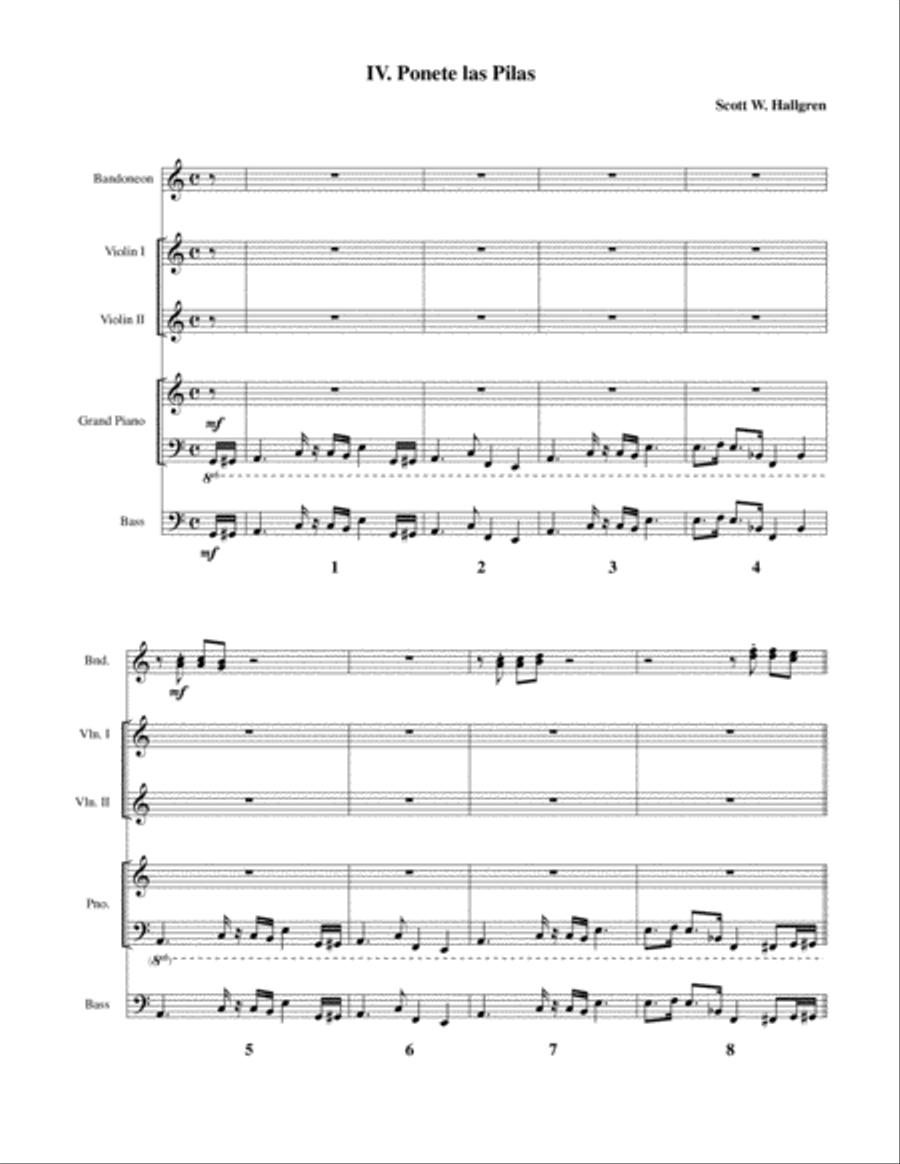 Ponete las pilas Small Ensemble scores gallery preview page 1