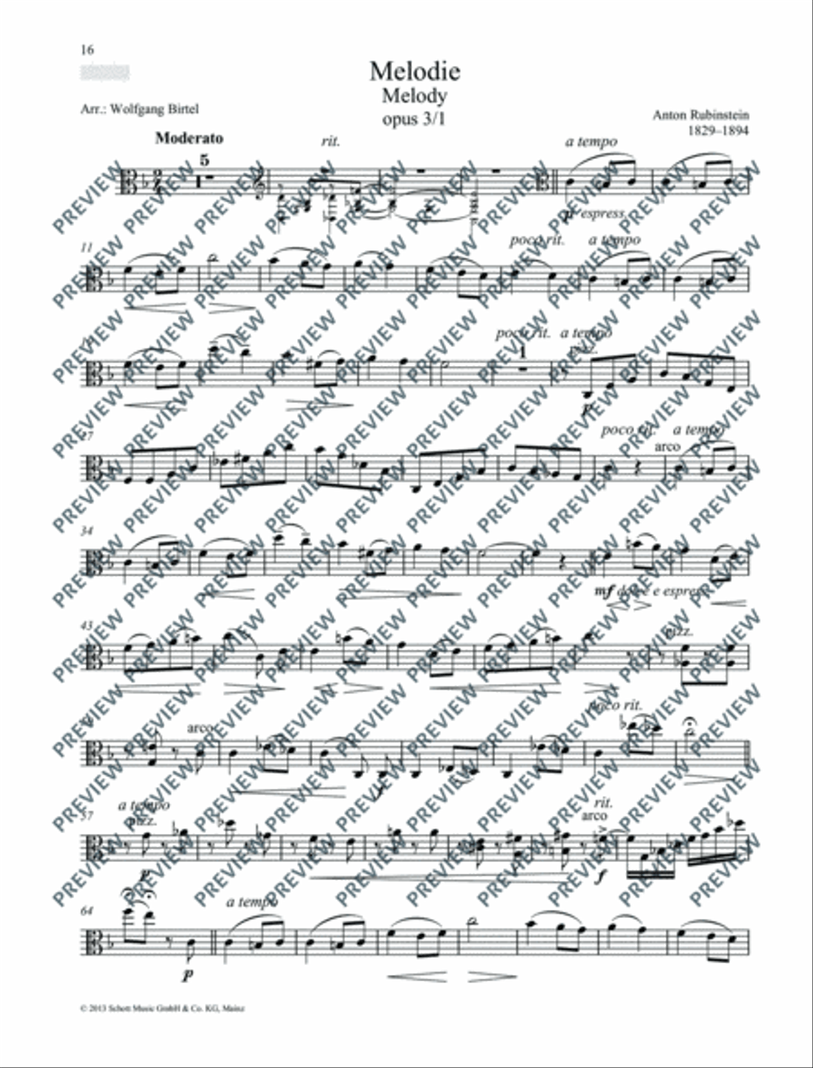 Classical Highlights for Viola Piano Accompaniment scores gallery preview page 17