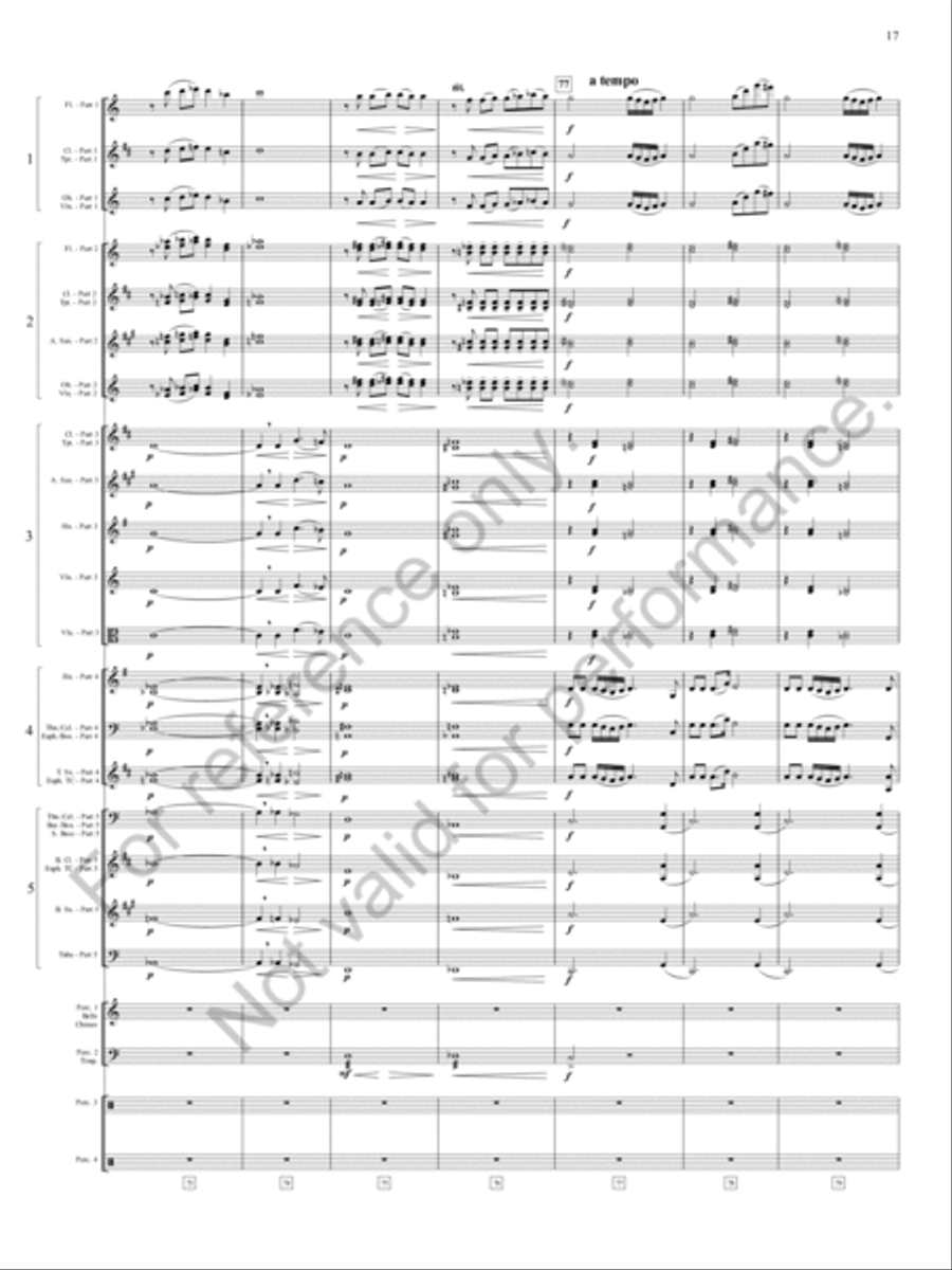 Emperata Overture Emperata Overture Concert Band scores gallery preview page 18
