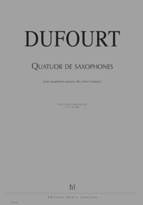 Book cover for Quatuor De Saxophones