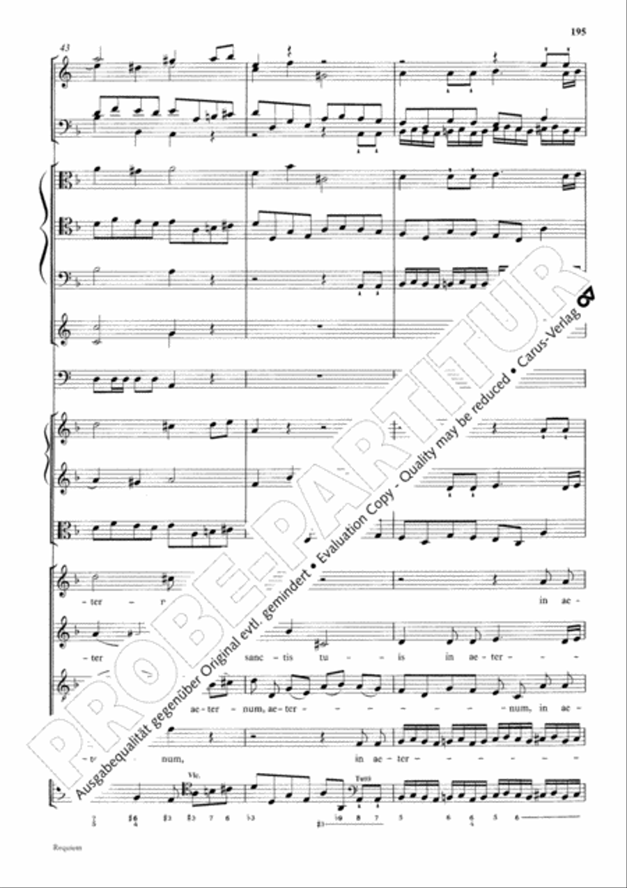 Requiem 4-Part scores gallery preview page 202
