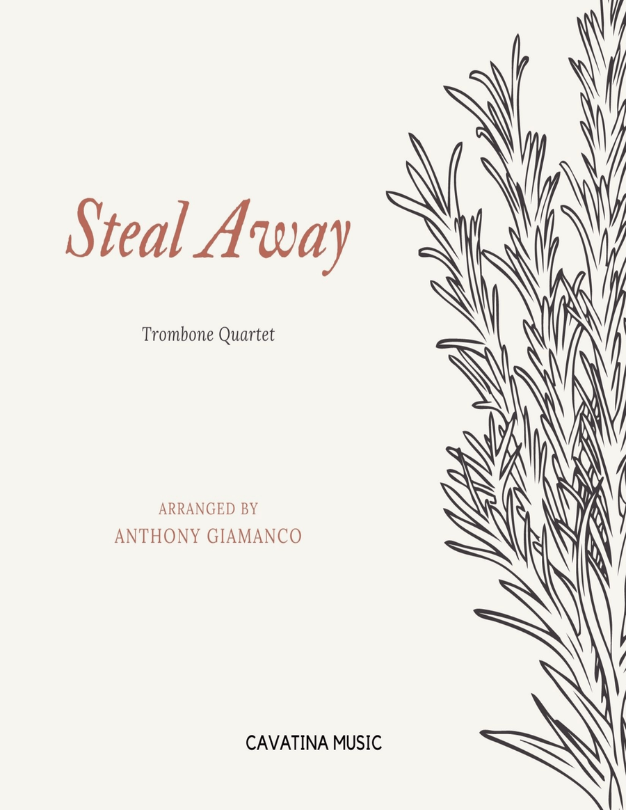 Steal Away - Trombone Quartet Trombone Quartet scores gallery preview page 1
