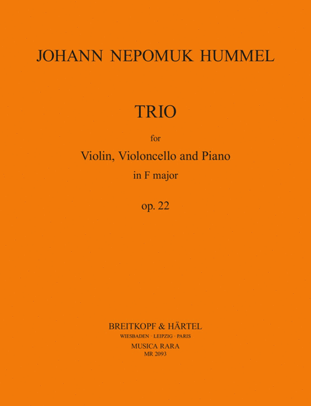 Piano Trio in F major Op. 22