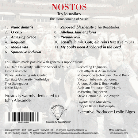 Nostos - The Homecoming of Music