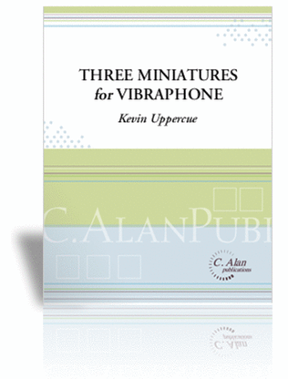 Book cover for Three Miniatures for Vibraphone