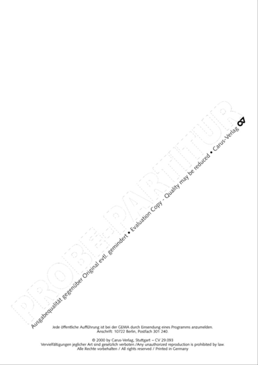 Auf hohen Bergen. Sechs schwabische Volkslieder Choir scores gallery preview page 3