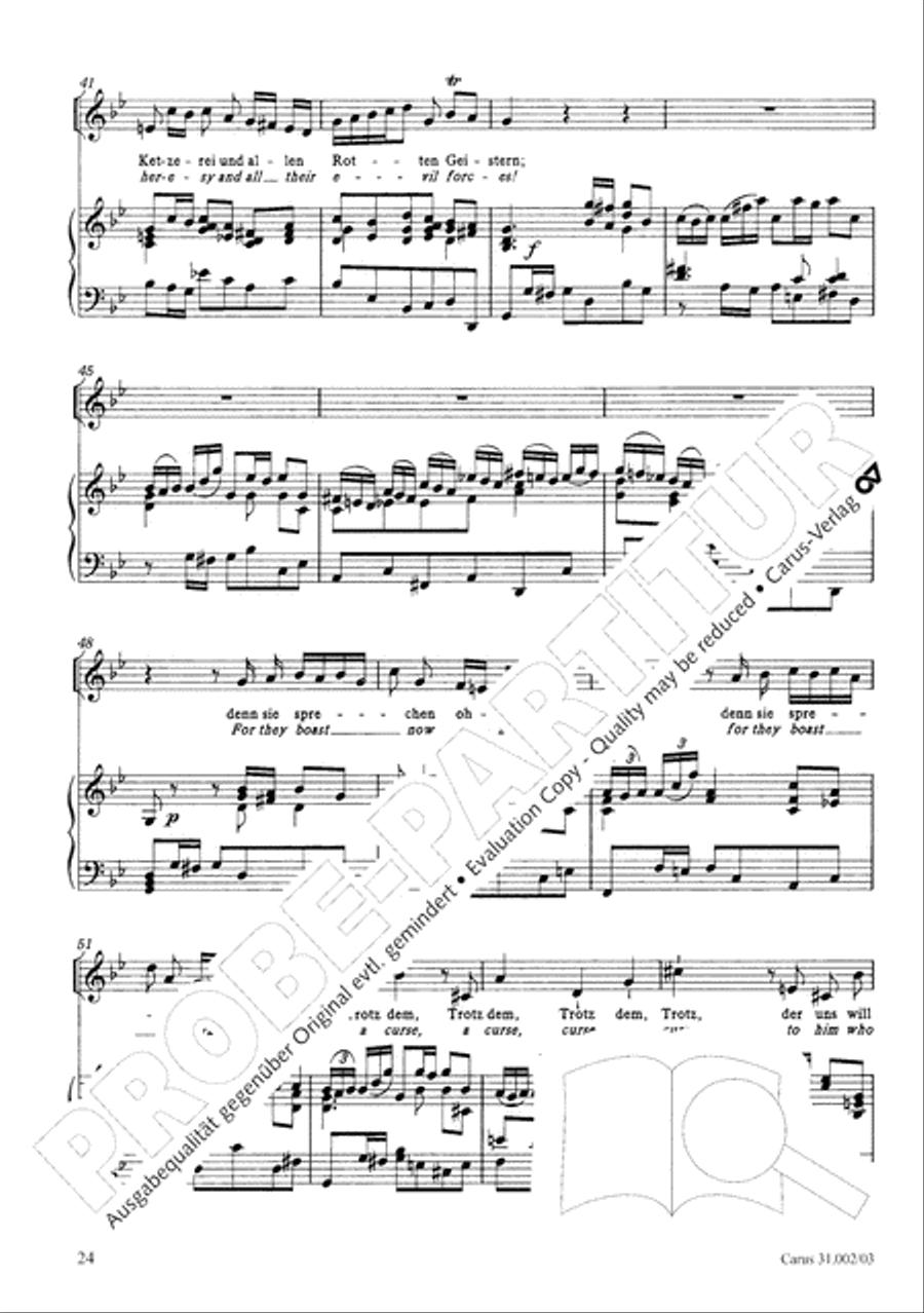 O God, from heaven look on us (Ach Gott, vom Himmel sieh darein) ATB scores gallery preview page 25