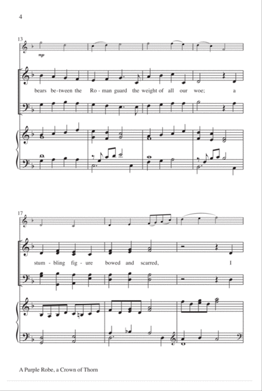 A Purple Robe, a Crown of Thorn 4-Part scores gallery preview page 5