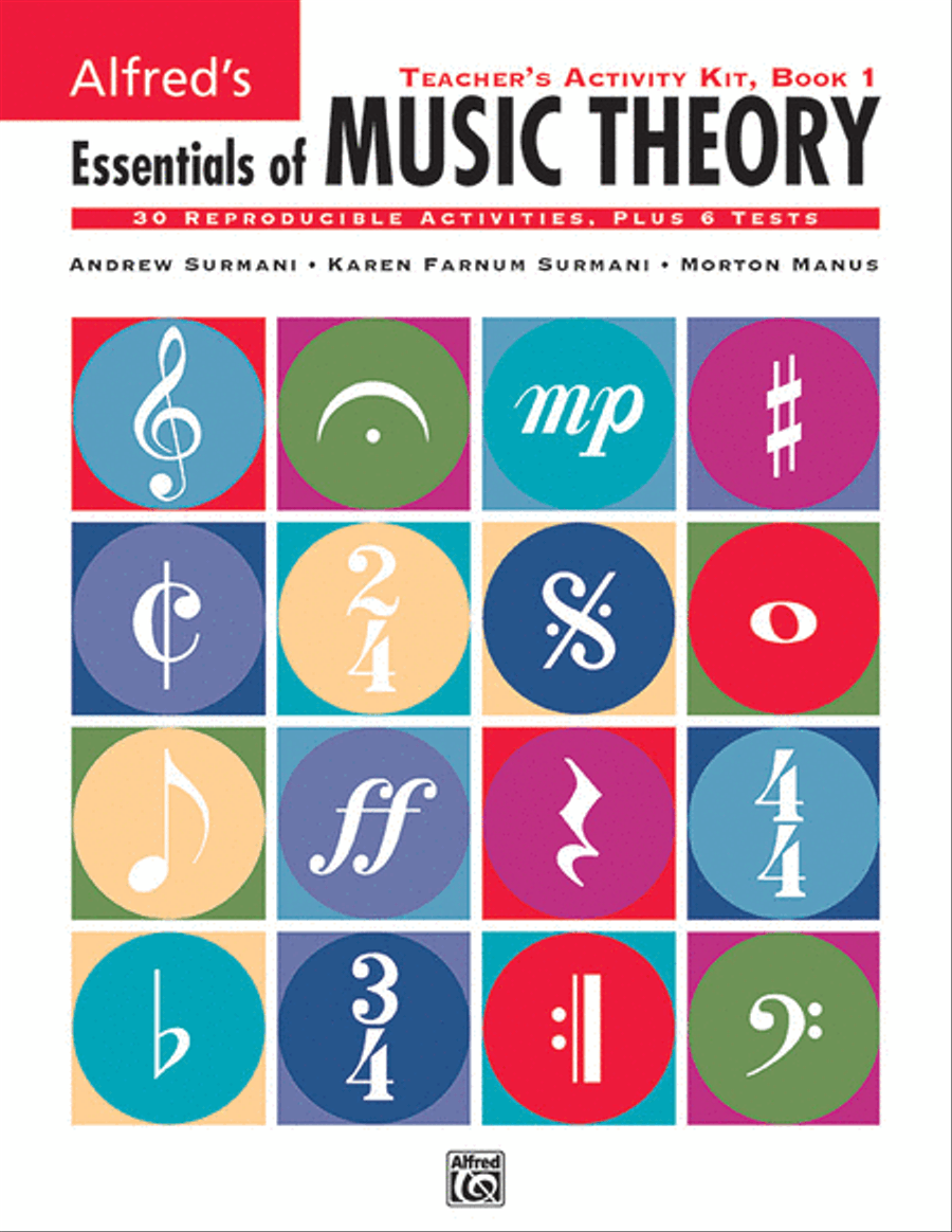 Alfred's Essentials of Music Theory, Book 1 Reproducible Packs scores gallery preview page 1