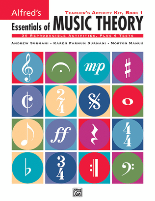 Book cover for Alfred's Essentials of Music Theory, Book 1