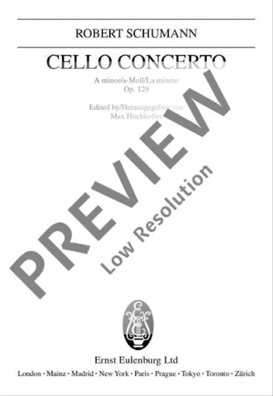 Concerto A minor Concerto A minor Orchestra scores gallery preview page 2