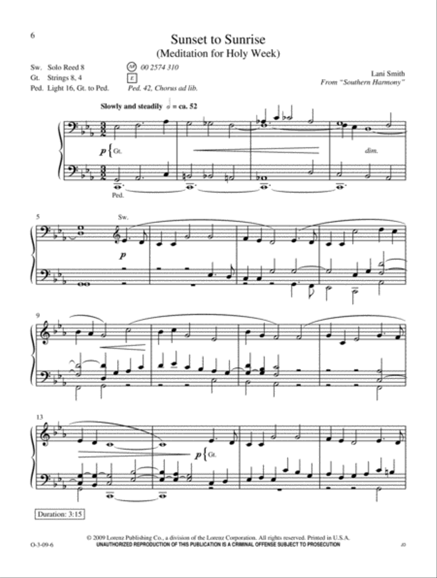 Easy Organ Library, Vol. 47 Organ scores gallery preview page 4