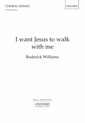 Book cover for I want Jesus to walk with me