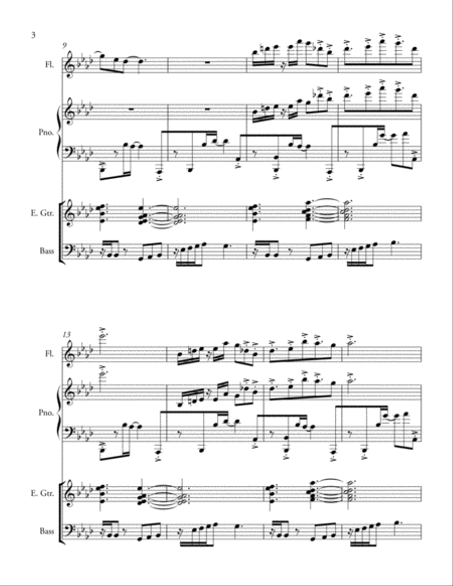 Quarry Music (2014) Small Ensemble scores gallery preview page 4